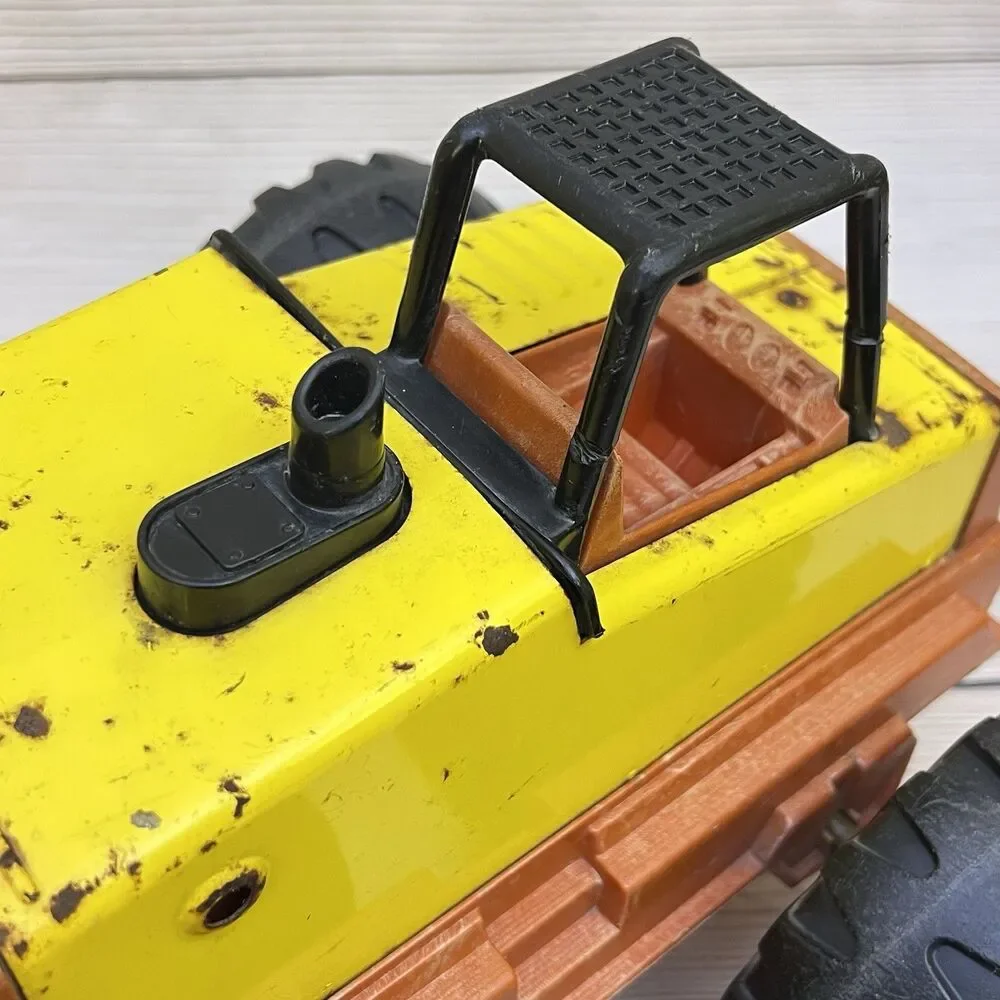 RARE Vintage Mighty Tonka Truck Strong Arm Loader 1978 Steel Toy CAB ONLY Orange